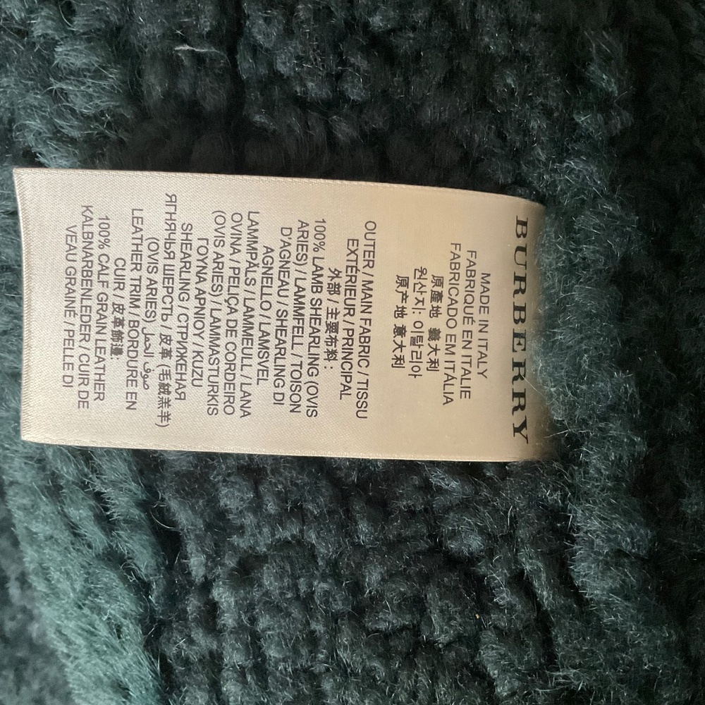 Burberry Shearling Jacket !! - Picture 8 of 12